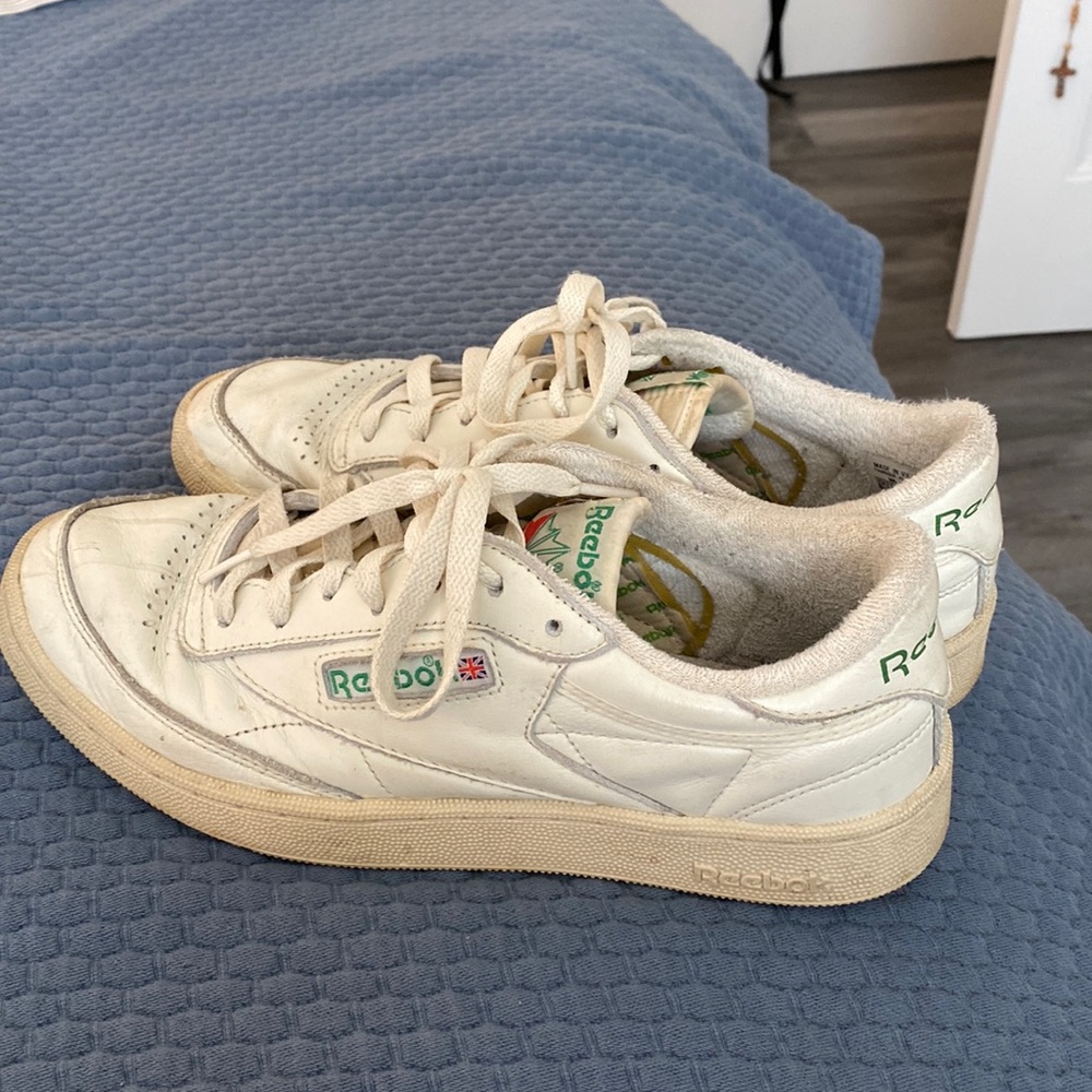 Adidas Club C 85 White and Green size 8.5